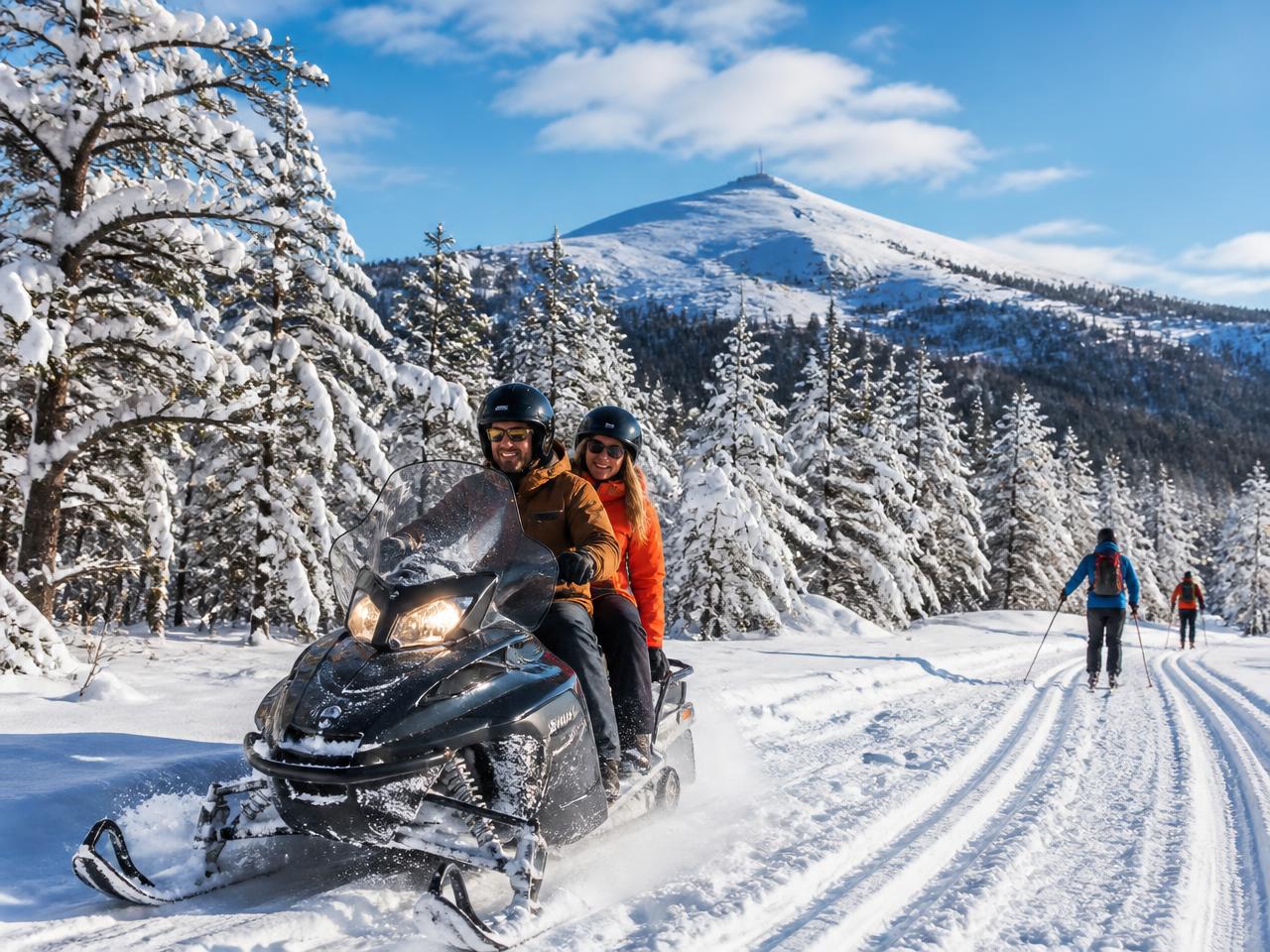 Combo Ski Nórdico + Moto de Neve — Cerro Otto